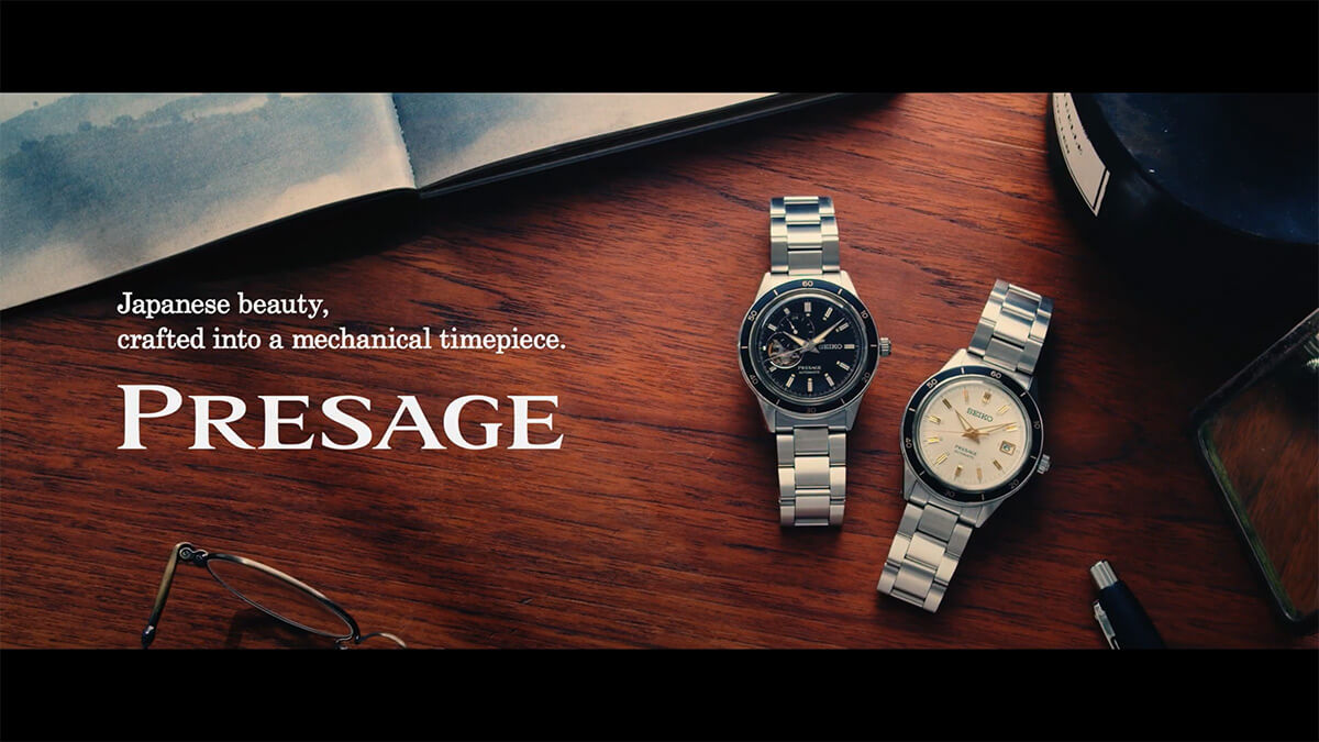 Veja o vídeo da série Seiko Presage Style60's.